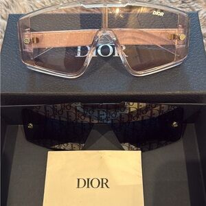 Dior Two-Piece Replaceable Dark Gradient Shield Lenses